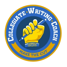 A logo for collegiate writing coach